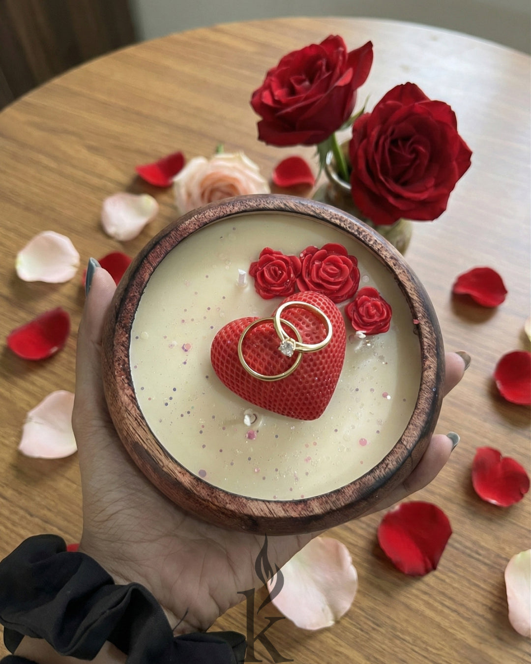 Promise of Love Valentine Candle