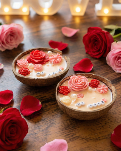 Valentine Special Coconut Candle