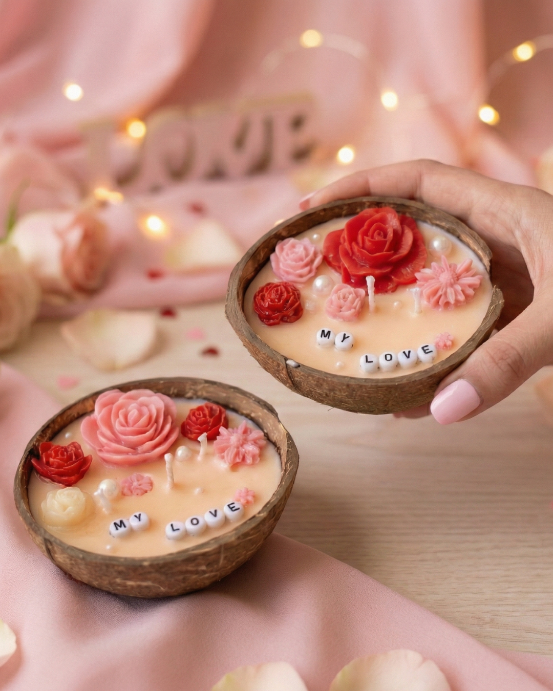 Valentine Special Coconut Candle