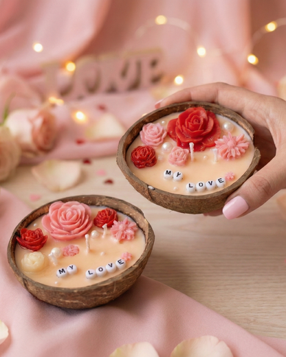Valentine Special Coconut Candle