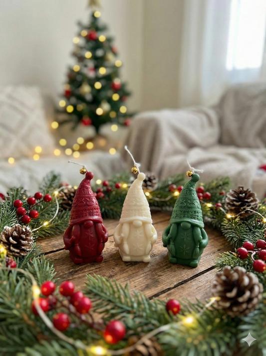 Christmas Dwarf Decorative Candle