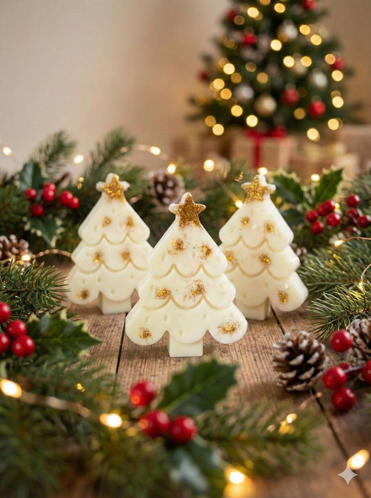 Christmas Tree-Shaped Decorative Candle