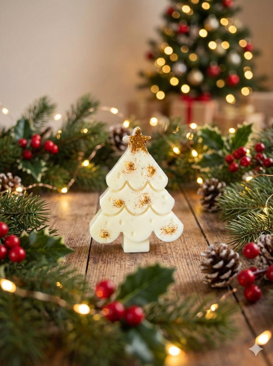 Christmas Tree-Shaped Decorative Candle