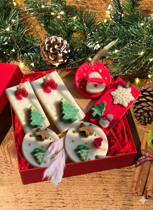 Pack of 3 Fragrance Wax Sachets – Circular &amp; Rectangle | Kraft Candles