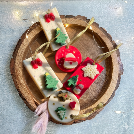 Pack of 3 Fragrance Wax Sachets – Circular &amp; Rectangle | Kraft Candles